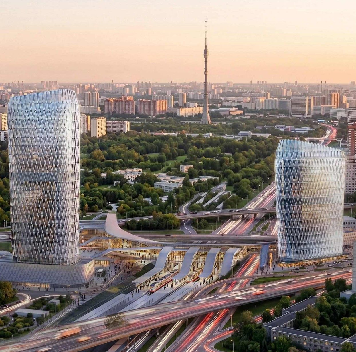 фасад дома, здание по адресу г Москва, Локомотивный пр-д, д 2